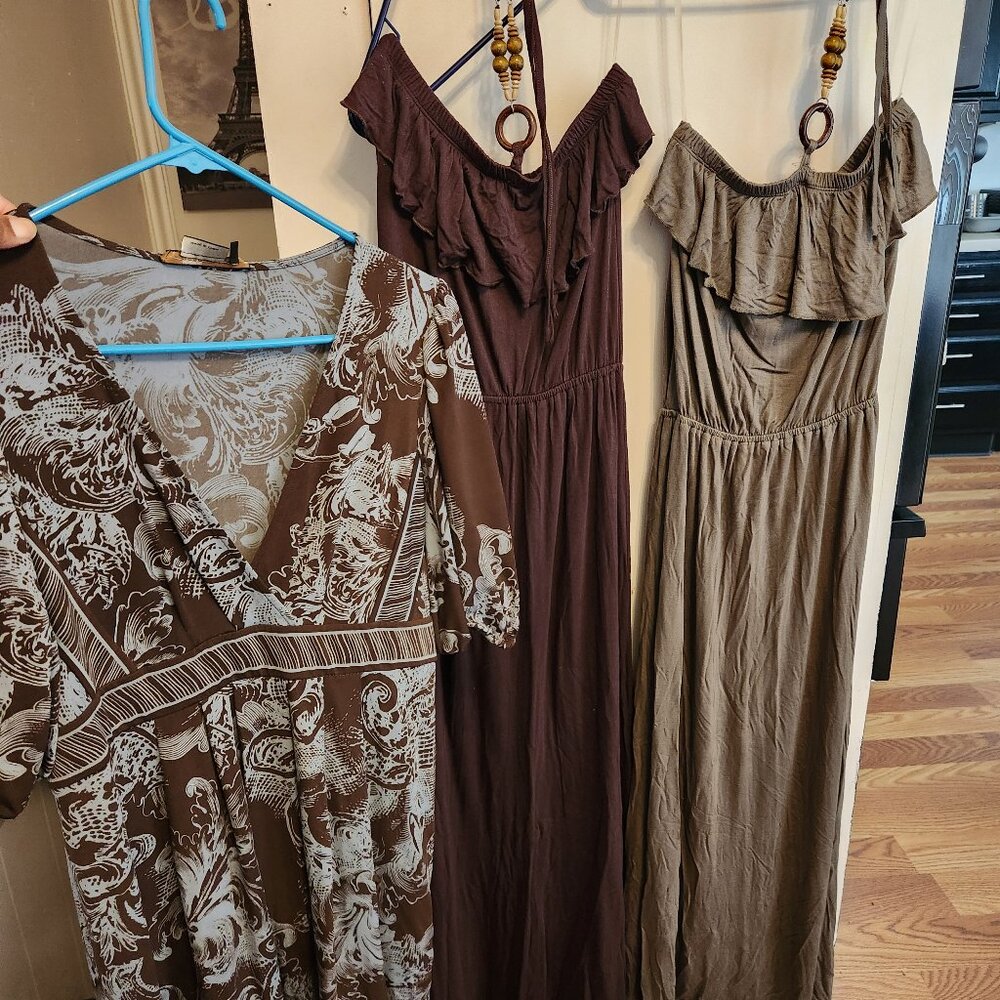 Lot of 3 maxi dresses